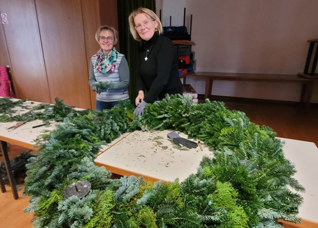 Adventkranzbinden 2024