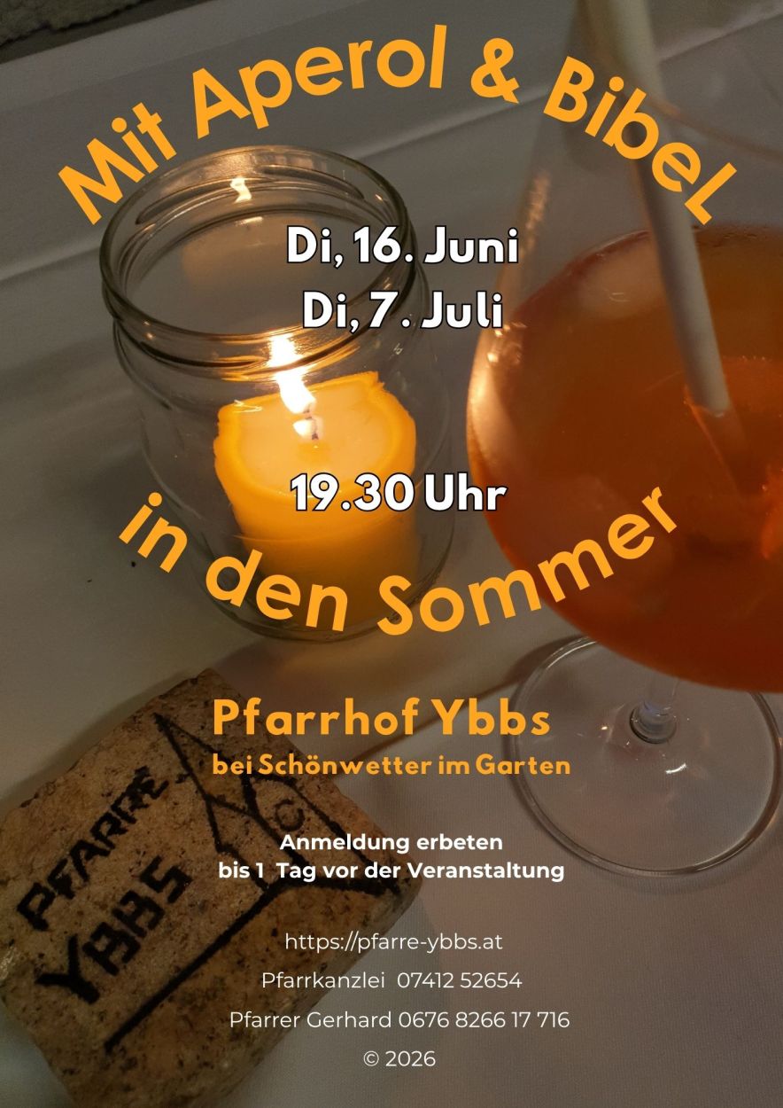 Mit Aperol und Bibel